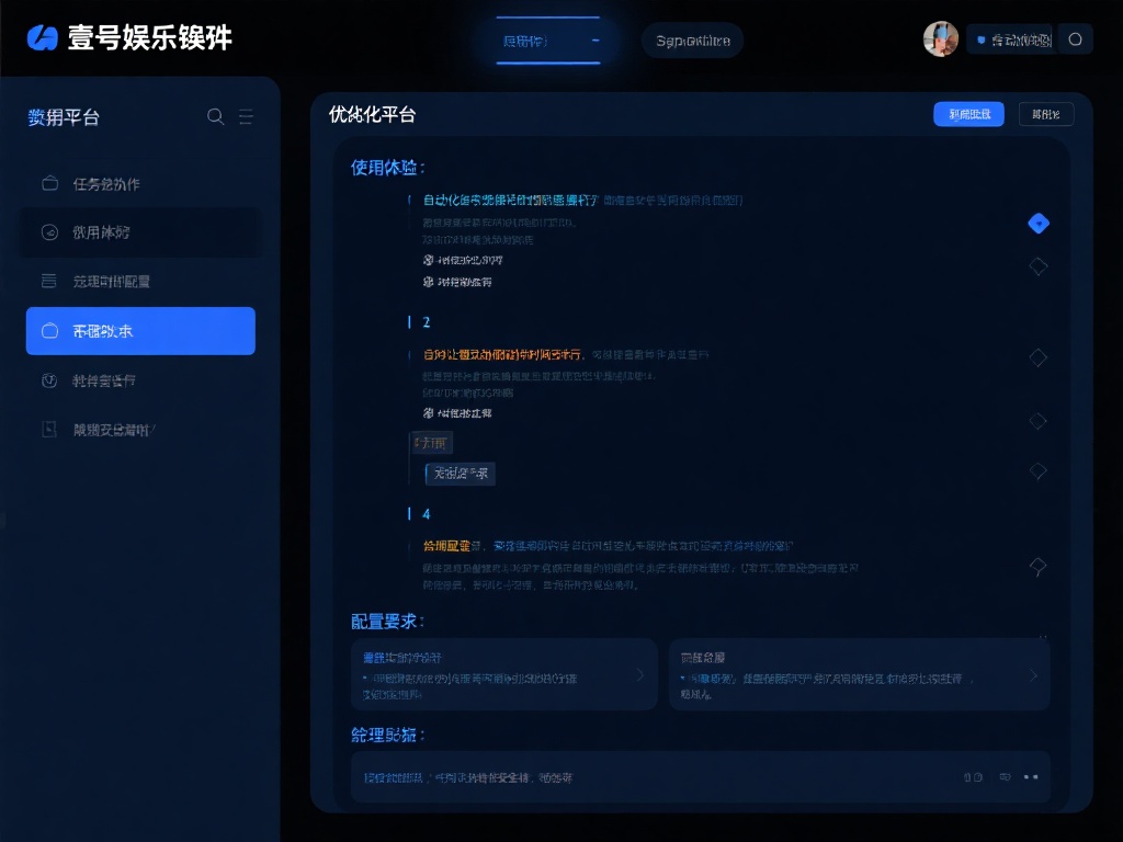 壹号娱乐脚本怎么用的配置要求解析 (壹号娱乐脚本使用方法与配置要求的详细解析) 壹号娱乐脚本主要用于自动化操作,优化娱乐平台的使用