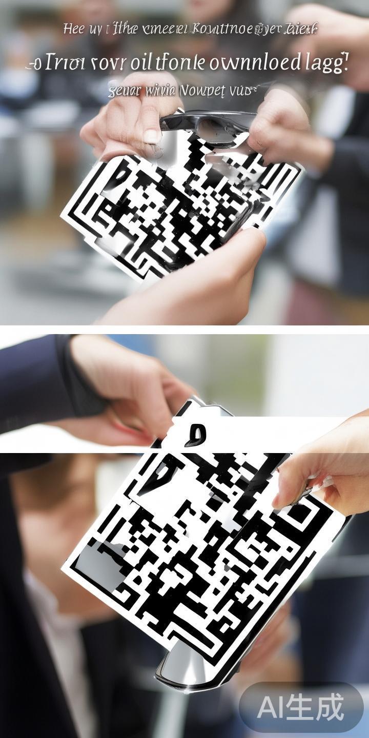 部分官方推广资料或合作渠道会提供二维码，通过扫描即